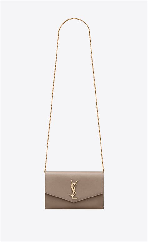 ysl uptown mini|UPTOWN Lederportemonnaie mit Kette und Grain.